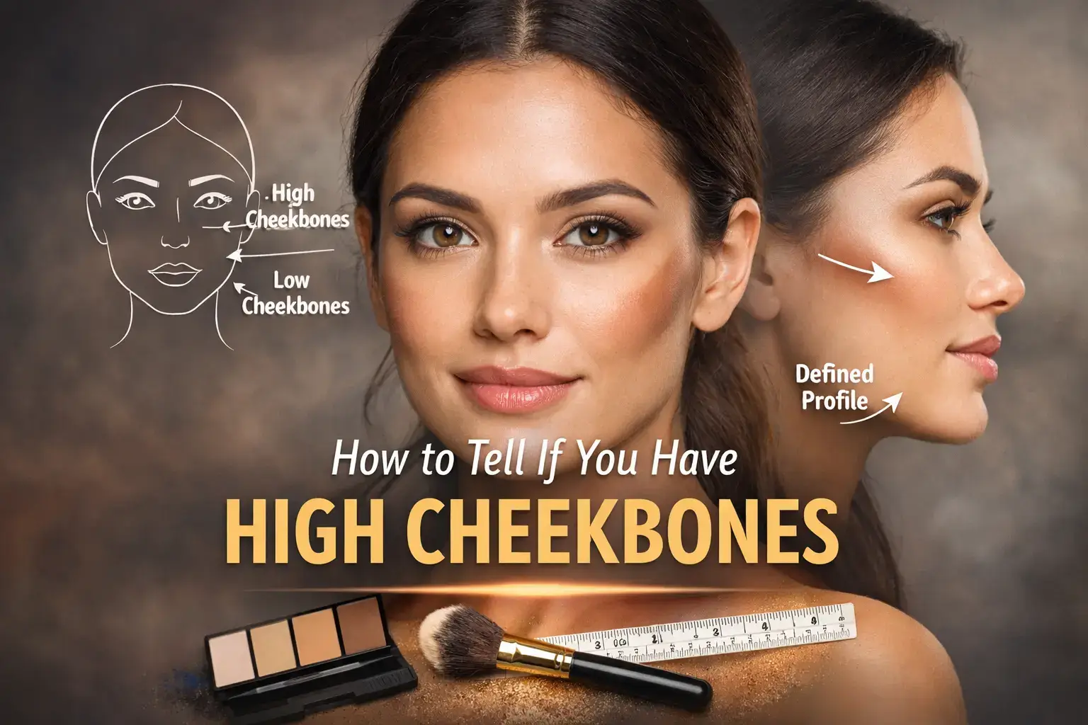 How to Tell if You Have High Cheekbones