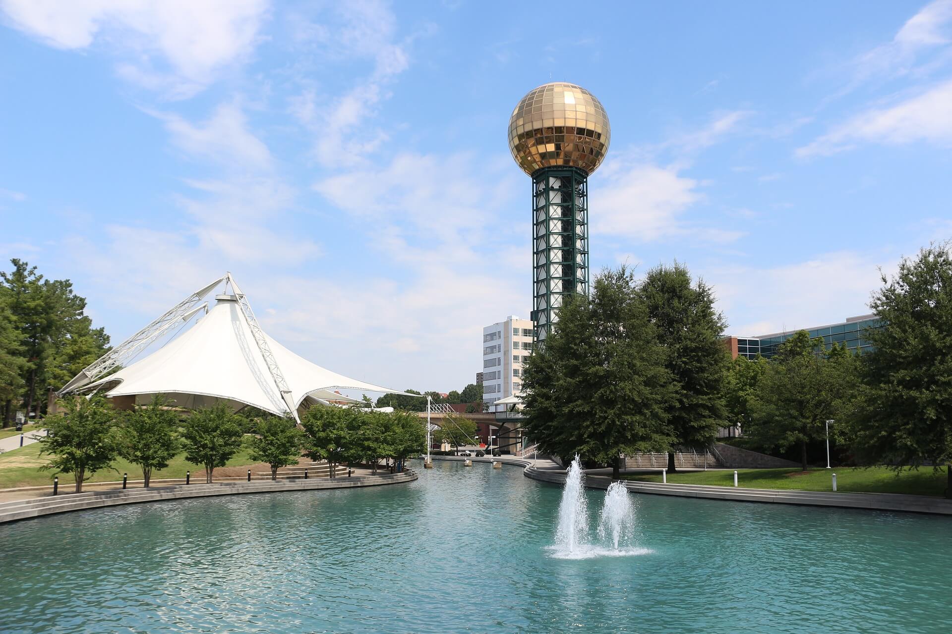 Sunsphere landmark tower in Knoxville