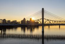 A bridge in Louisville that makes you think about the top bucket list destinations in Kentucky