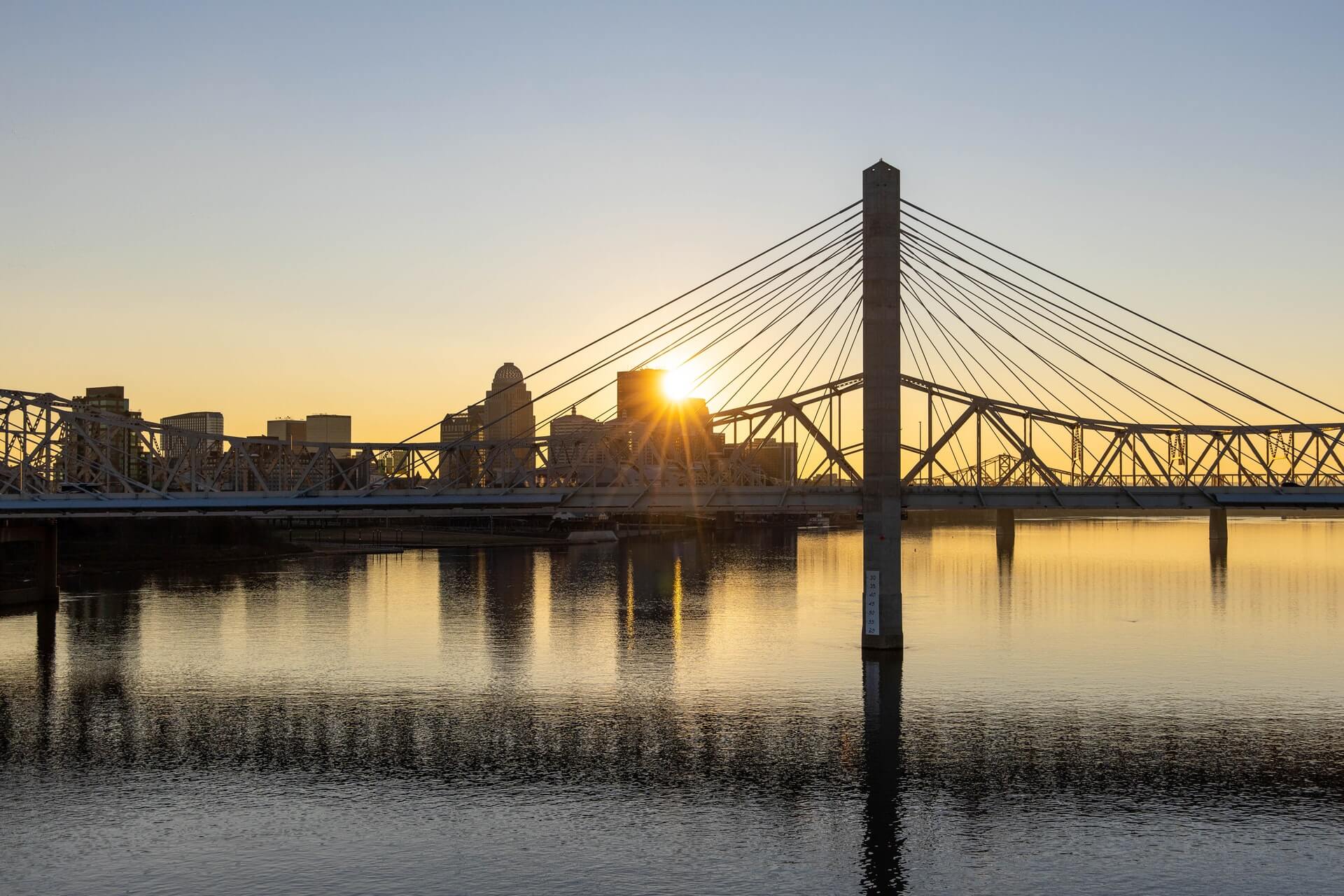 A bridge in Louisville that makes you think about the top bucket list destinations in Kentucky