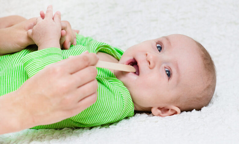sore throat in babies