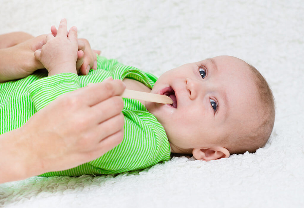 sore throat in babies