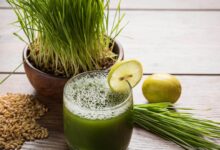 Wheatgrass juice