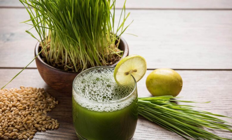 Wheatgrass juice