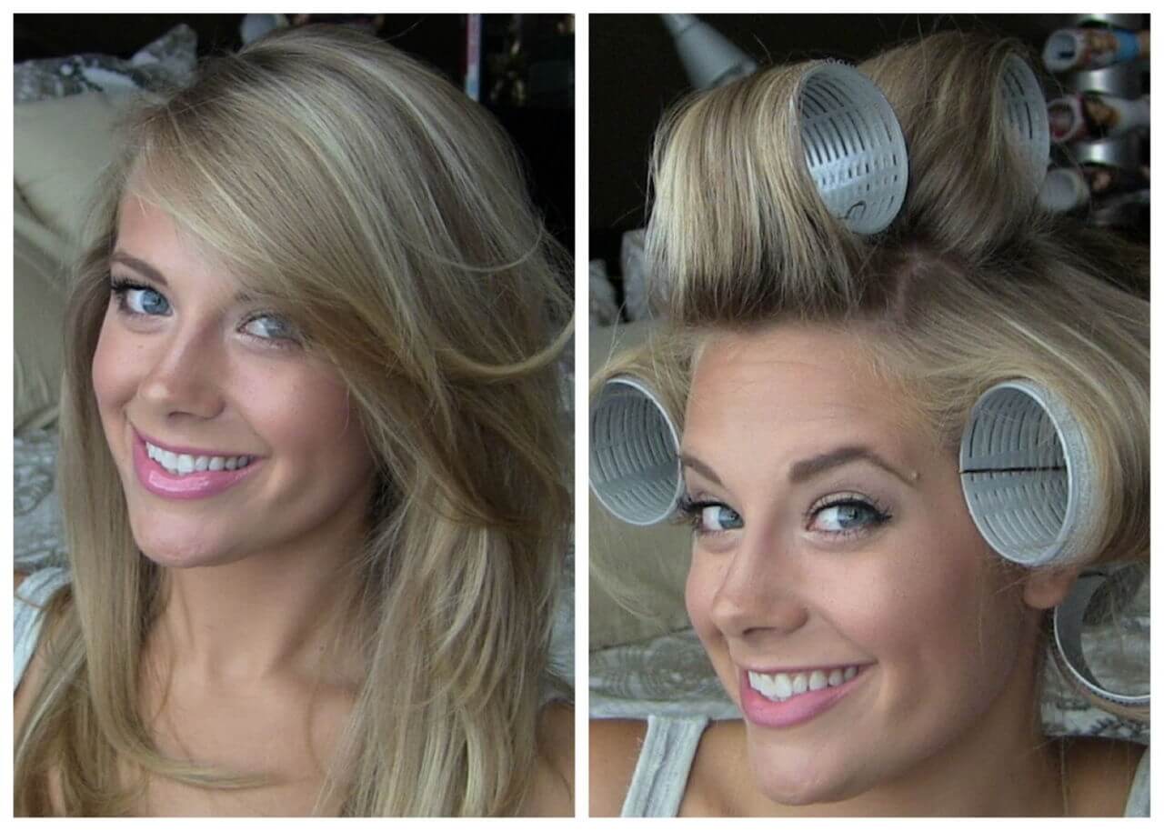 Straighten Your Hair with LARGE Hair Rollers