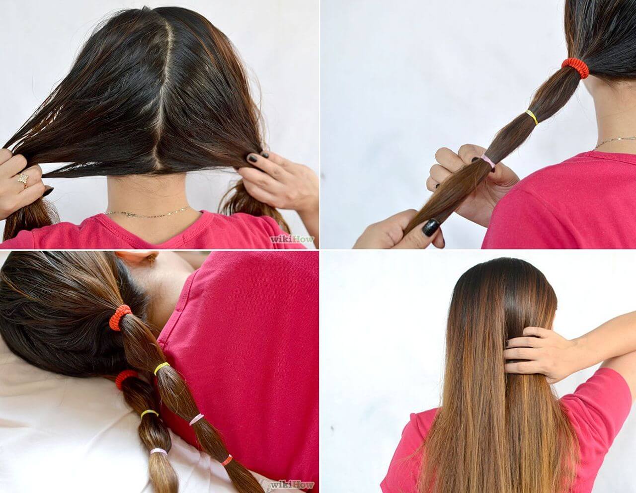 Use Hair Ties Overnight
