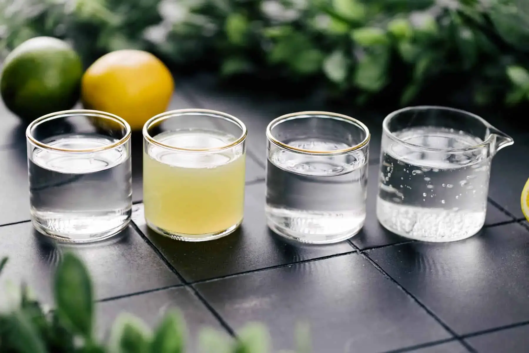 White tea shot