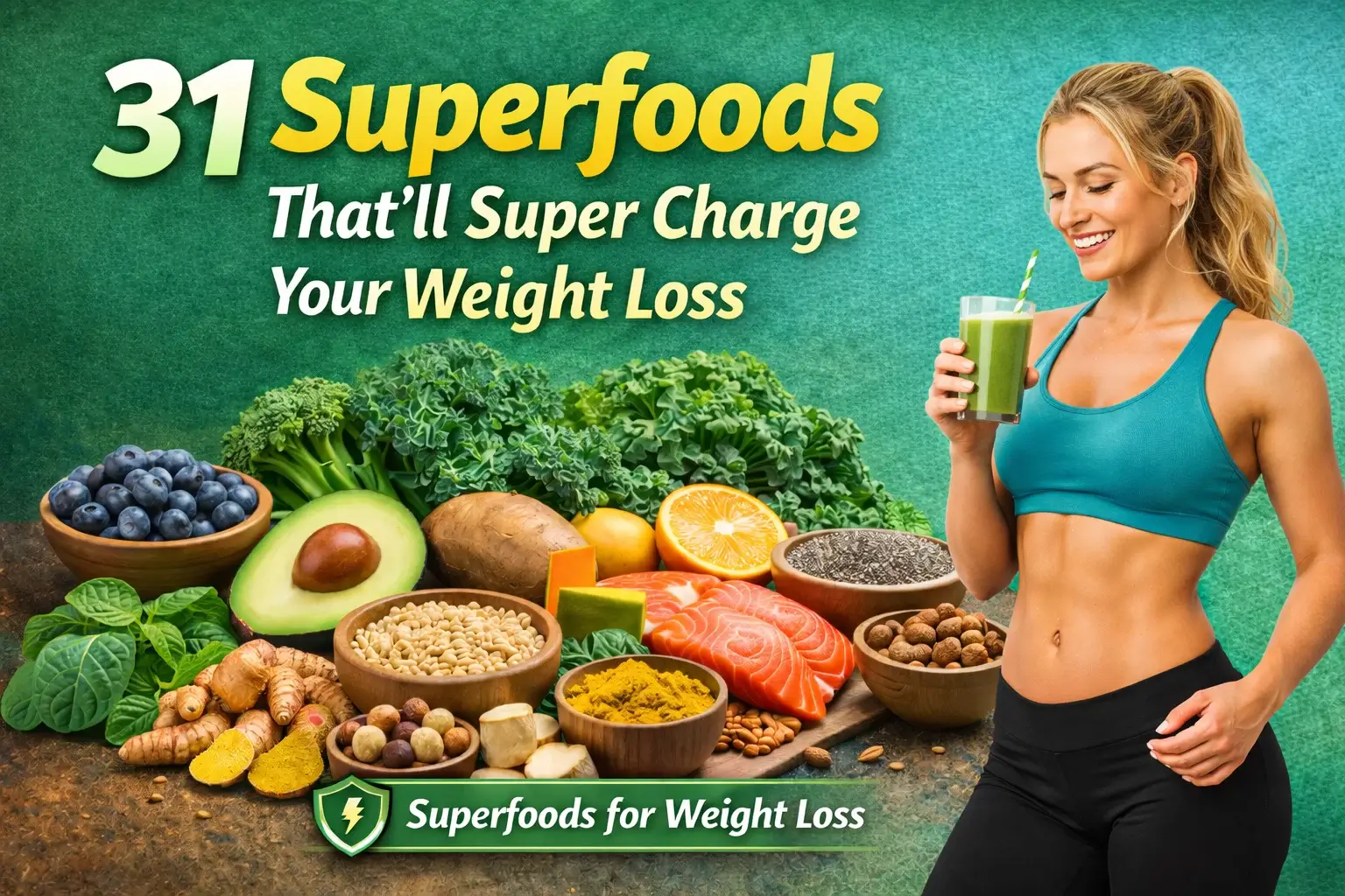 31 Superfoods That’ll Super Charge Your Weight Loss