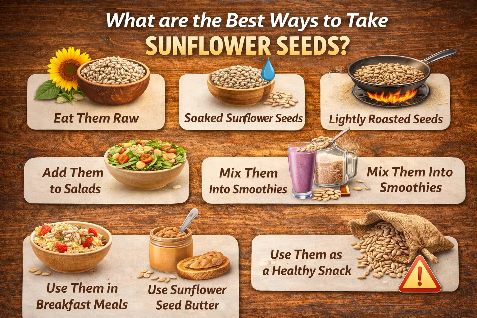 Best Ways to Take Sunflower Seeds