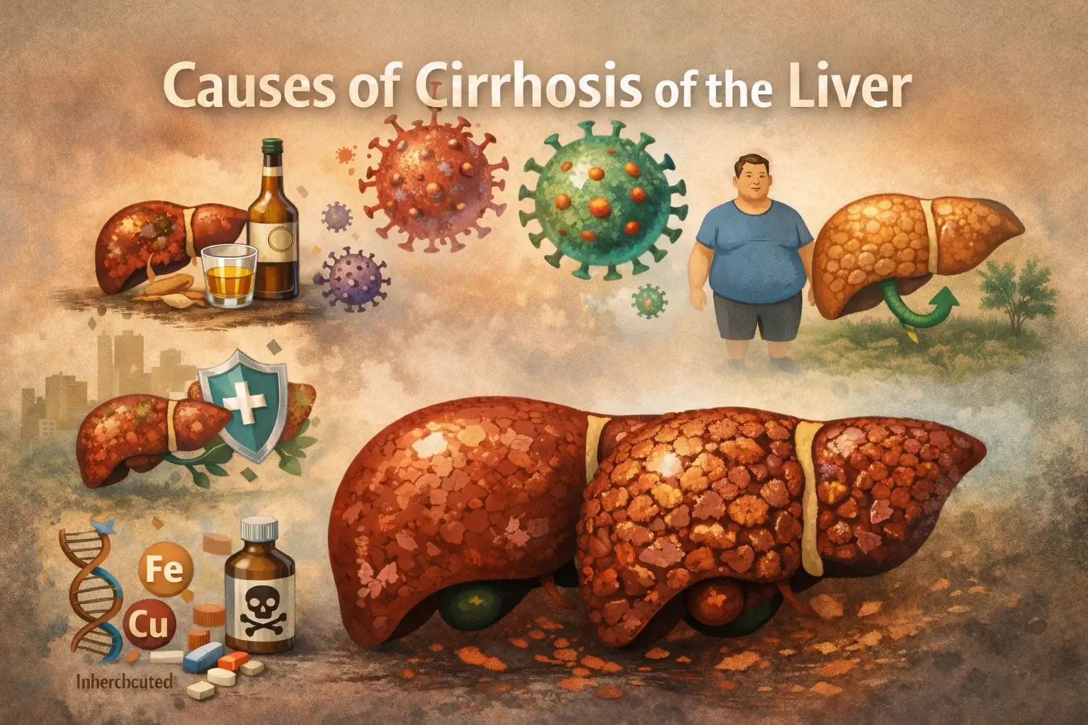 Causes of Cirrhosis of the Liver
