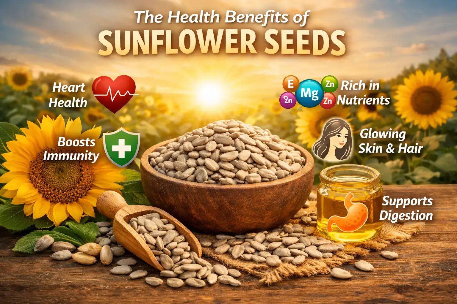 Health Benefits of Sunflower Seeds